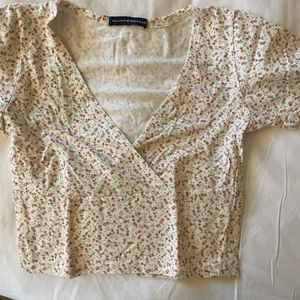 Brandy Melville Floral Amara Top